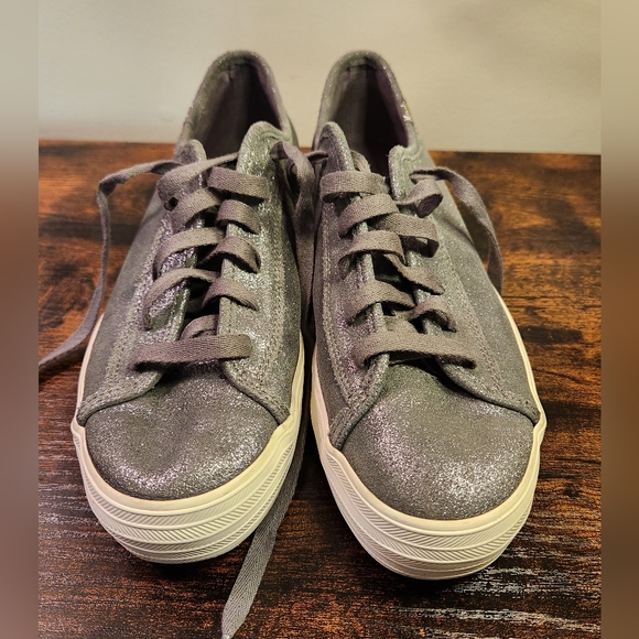 Keds Triple Kick Glitter Sneakers - Women's size 8.5 - Picture 5 of 6